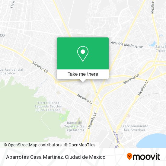 Abarrotes Casa Martinez map