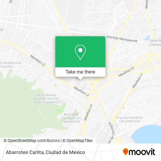 Abarrotes Carlita map