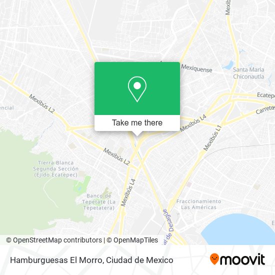 Hamburguesas El Morro map