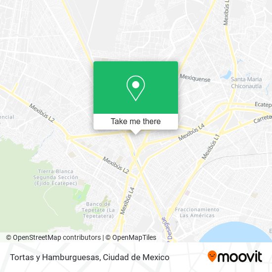 Tortas y Hamburguesas map