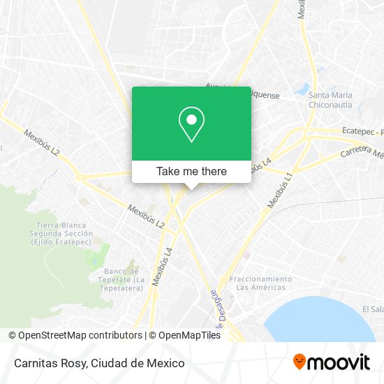 Carnitas Rosy map
