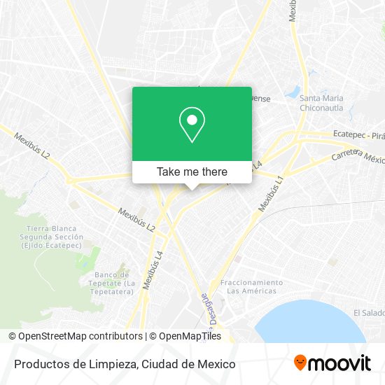 Productos de Limpieza map