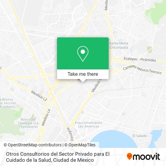 Otros Consultorios del Sector Privado para El Cuidado de la Salud map