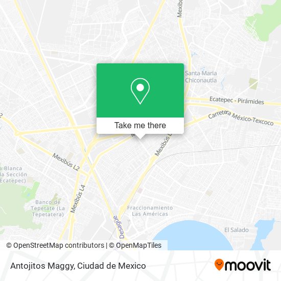 Antojitos Maggy map