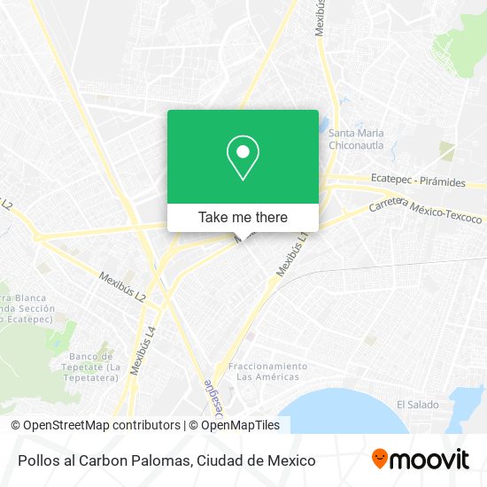 Pollos al Carbon Palomas map