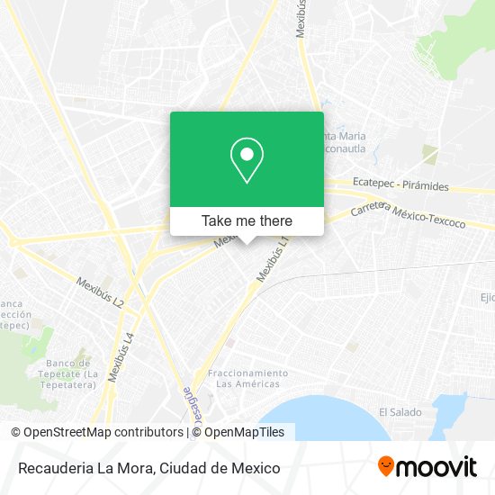 Recauderia La Mora map