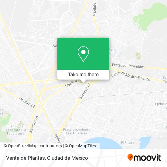 Venta de Plantas map