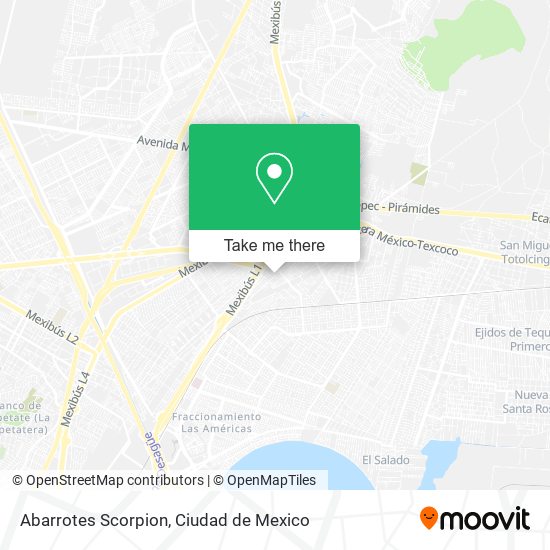 Abarrotes Scorpion map