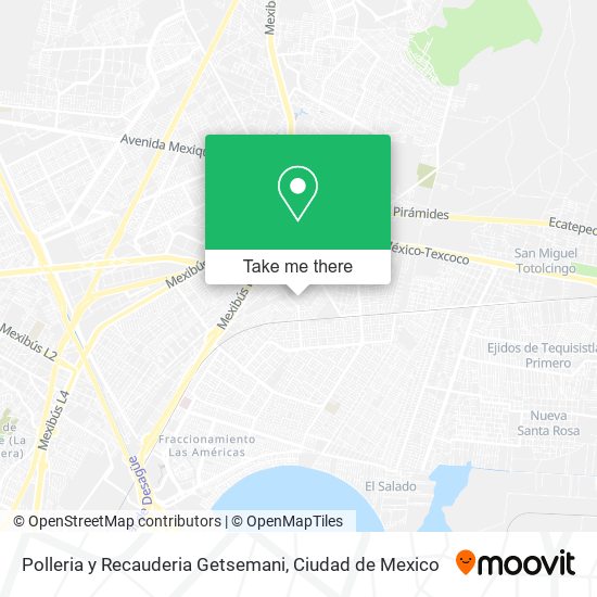 Polleria y Recauderia Getsemani map