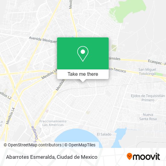 Abarrotes Esmeralda map