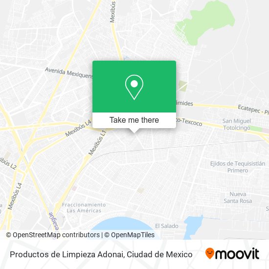 Productos de Limpieza Adonai map