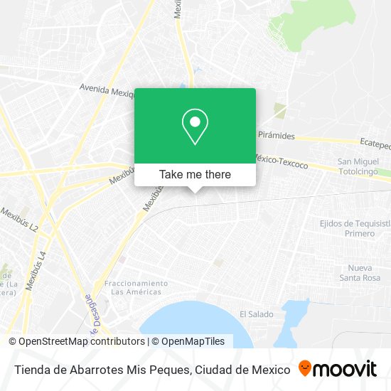 Mapa de Tienda de Abarrotes Mis Peques