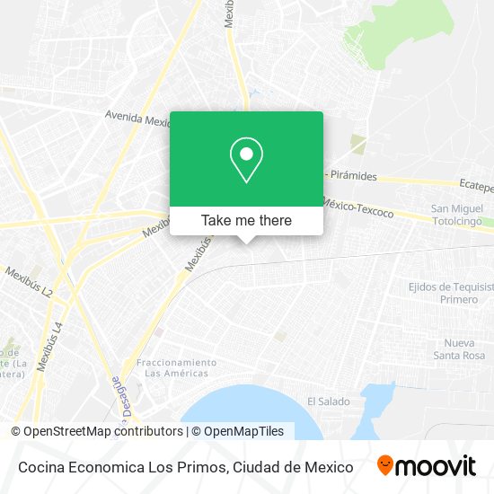 Cocina Economica Los Primos map