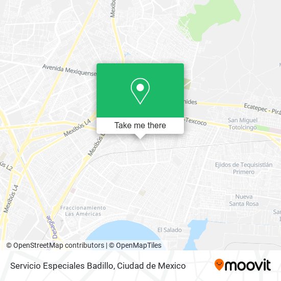 Servicio Especiales Badillo map