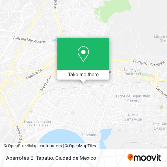 Abarrotes El Tapatio map