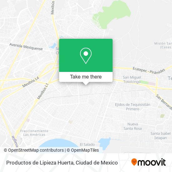 Productos de Lipieza Huerta map