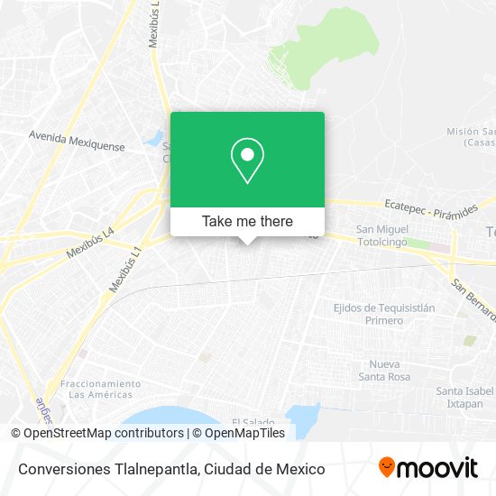 Mapa de Conversiones Tlalnepantla