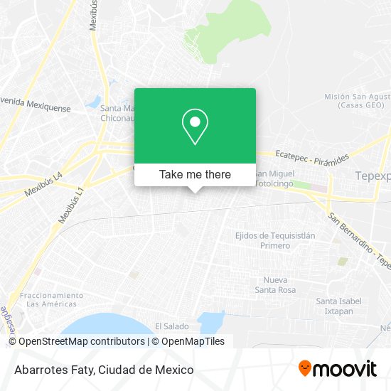 Abarrotes Faty map