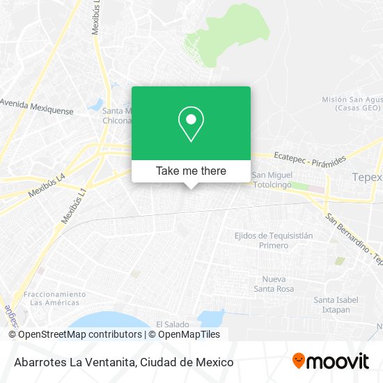 Abarrotes La Ventanita map