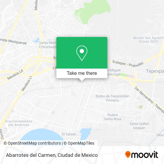 Abarrotes del Carmen map