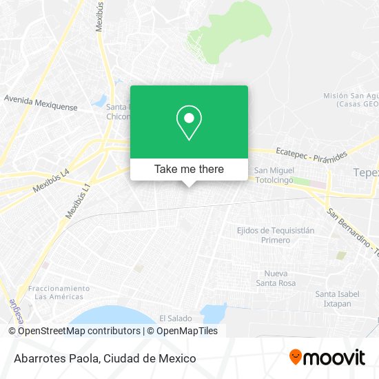 Abarrotes Paola map