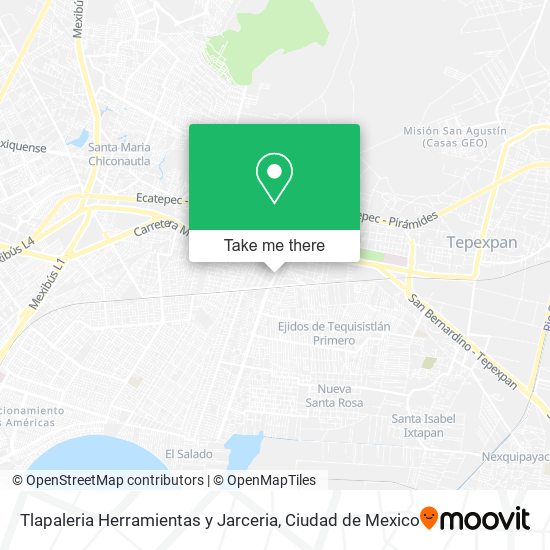 Tlapaleria Herramientas y Jarceria map