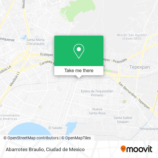 Abarrotes Braulio map