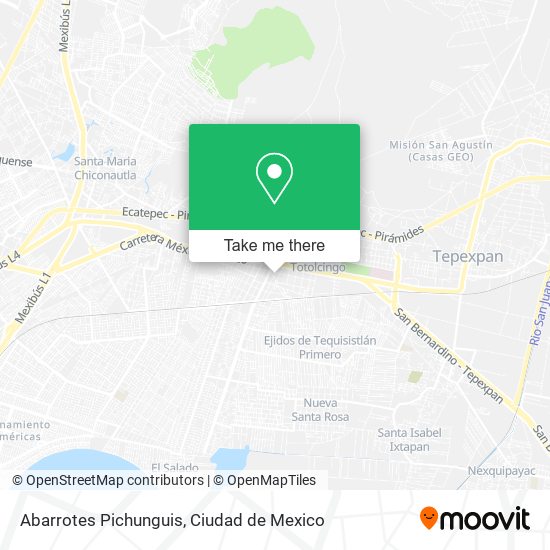 Abarrotes Pichunguis map