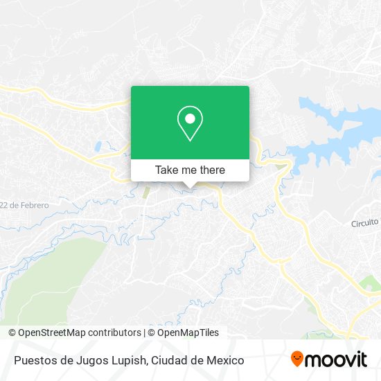 Puestos de Jugos Lupish map