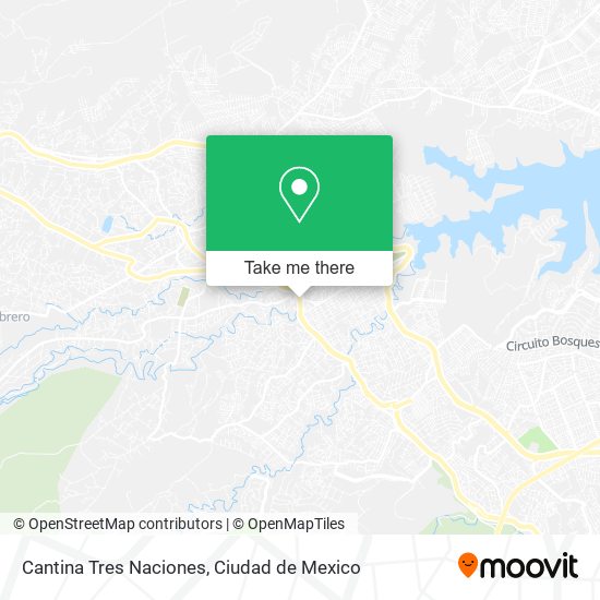 Cantina Tres Naciones map