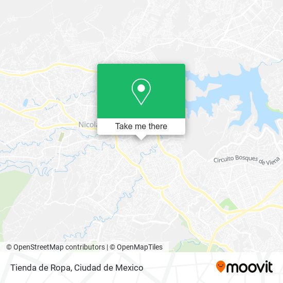 Tienda de Ropa map