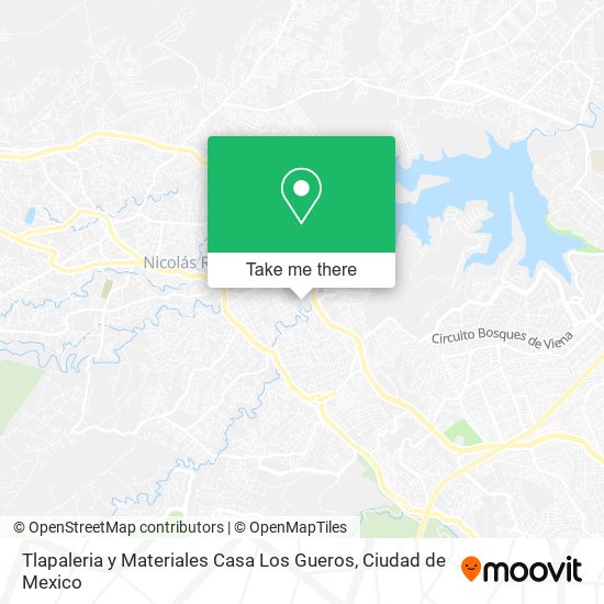 Mapa de Tlapaleria y Materiales Casa Los Gueros