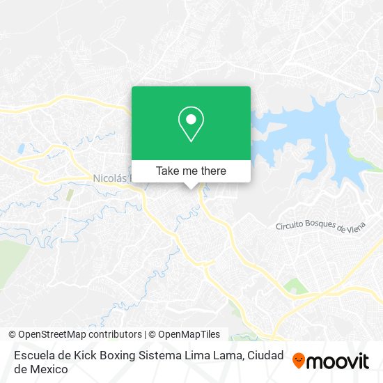 Mapa de Escuela de Kick Boxing Sistema Lima Lama