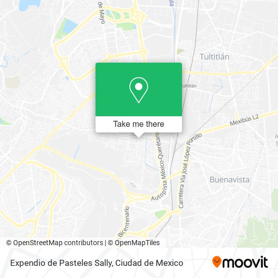 Expendio de Pasteles Sally map
