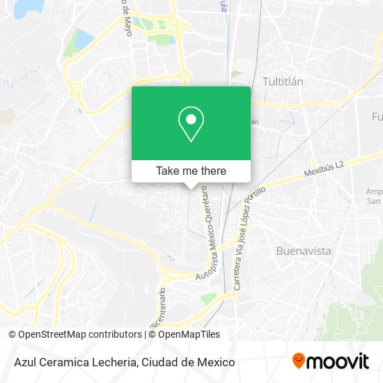 Azul Ceramica Lecheria map