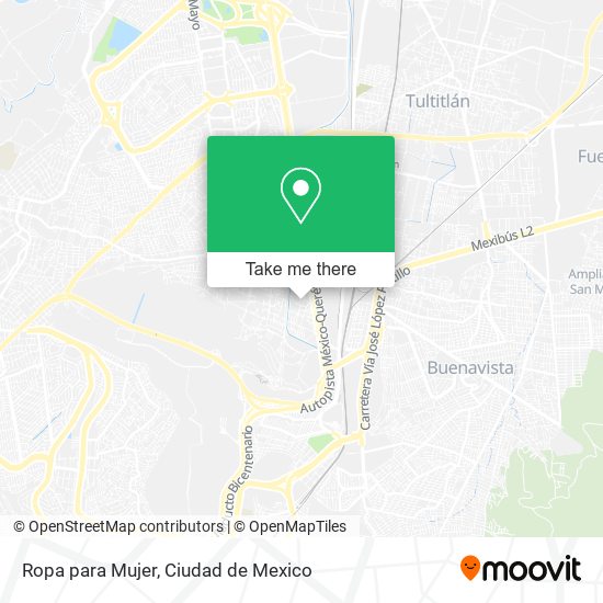 Ropa para Mujer map