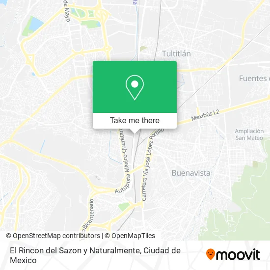 El Rincon del Sazon y Naturalmente map
