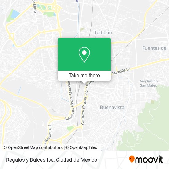 Regalos y Dulces Isa map