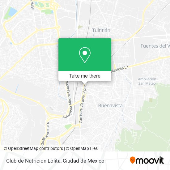 Mapa de Club de Nutricion Lolita