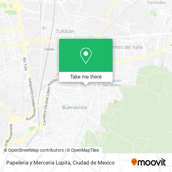 Mapa de Papeleria y Merceria Lupita