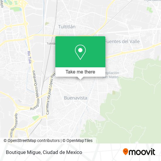 Boutique Migue map