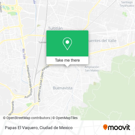Papas El Vaquero map