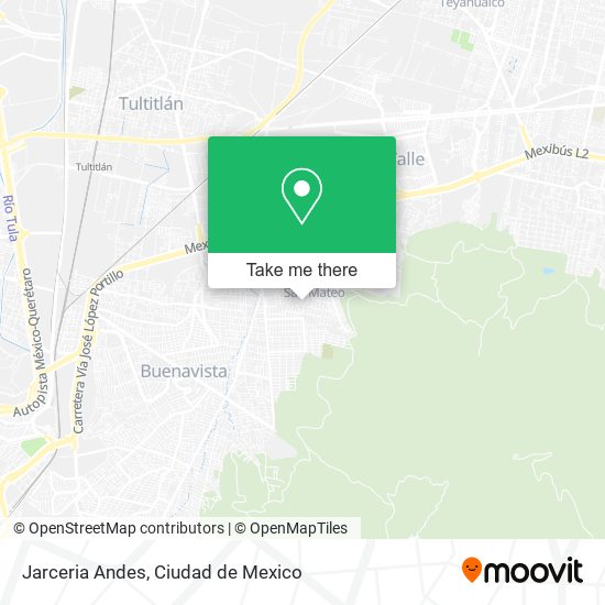 Jarceria Andes map