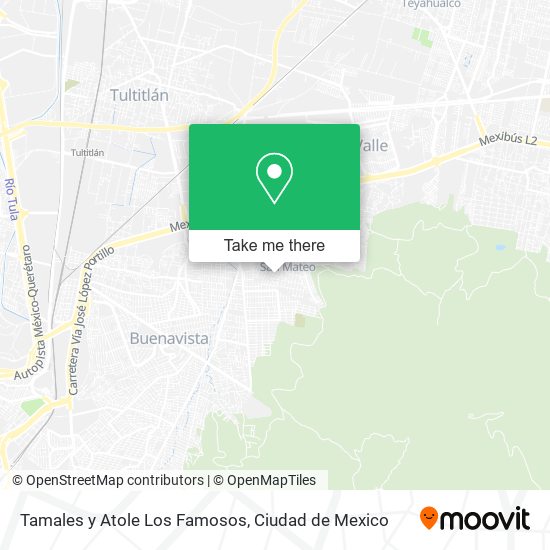 Mapa de Tamales y Atole Los Famosos