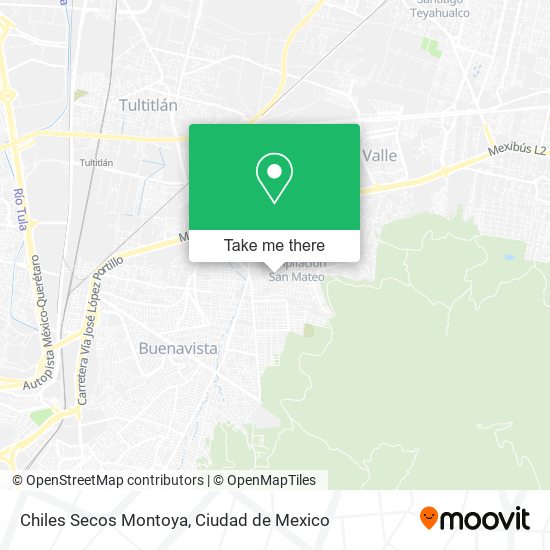 Chiles Secos Montoya map