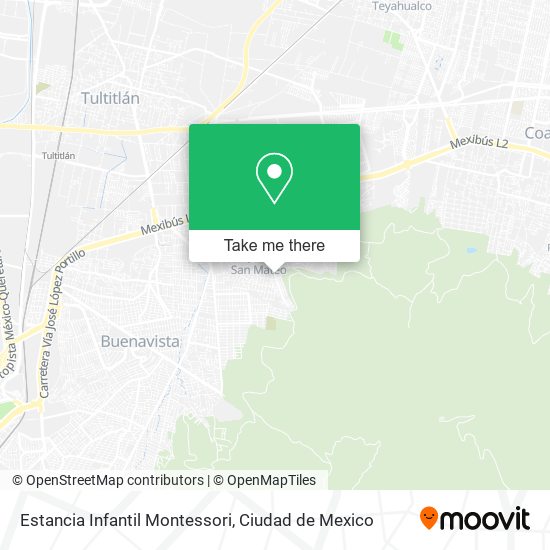 Estancia Infantil Montessori map