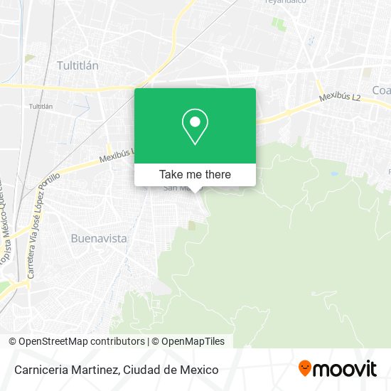 Carniceria Martinez map