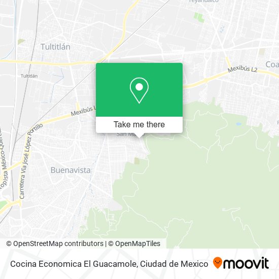 Cocina Economica El Guacamole map