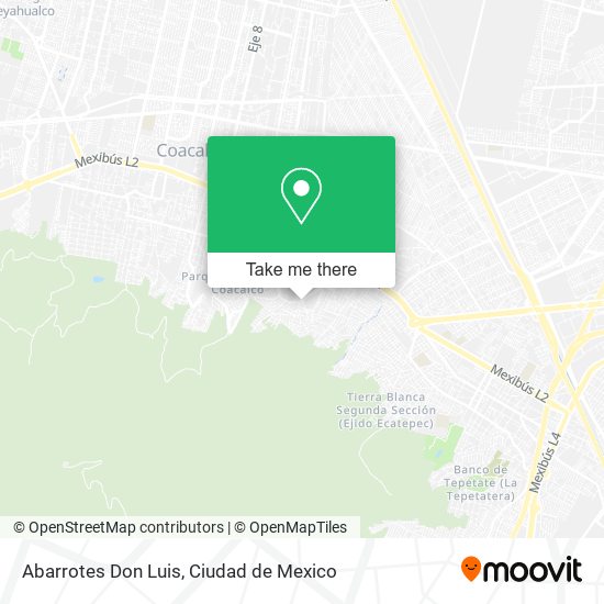 Mapa de Abarrotes Don Luis