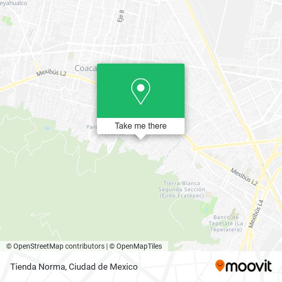 Tienda Norma map